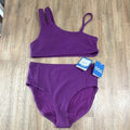 DSG Girls Bathing Suit High-Waisted Bikini Violet UV-Protection XL