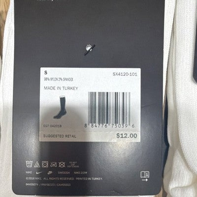 Nike Soccer Socks W 4-6 or Y 3Y-5Y — 3 pairs