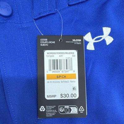 Under Armour Women's Softball Pants Blue Size S