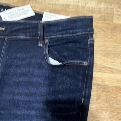 American Eagle Next Level Stretch High-Rise Flare Jeans Dark Blue Coldwater Rin…