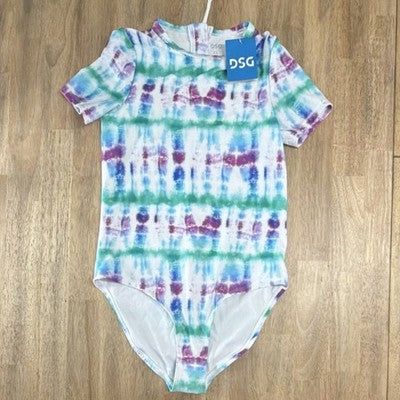 DSG Girls Bathing Suit  UV-Protection Short Sleeve XL