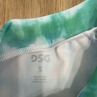 DSG Girls 3 Piece Bathing Suit  High-Waisted Rash Guard UV S