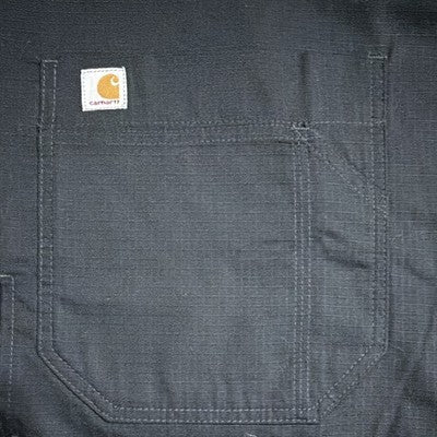 Carhartt Black Unisex Medical Scrub Top Size S C15208 55% Cotton 45% Polyester
