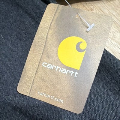 Carhartt Black Unisex Medical Scrub Top Size S C15208 55% Cotton 45% Polyester