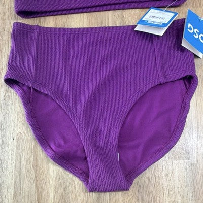 DSG Girls Bathing Suit High-Waisted Bikini Violet UV-Protection XL