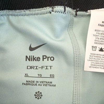 Nike Pro Dri-FIT Girls Light Blue Athletic Shorts XL Breathable NWT
