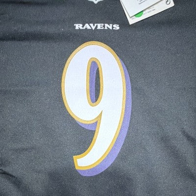 Nike Baltimore Ravens Justin Tucker #9 Toddler Jersey 3T Black Short Sleeve NWT