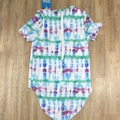 DSG Girls Bathing Suit  UV-Protection Short Sleeve XL