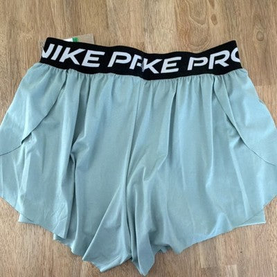 Nike Pro Dri-FIT Girls Light Blue Athletic Shorts XL Breathable NWT