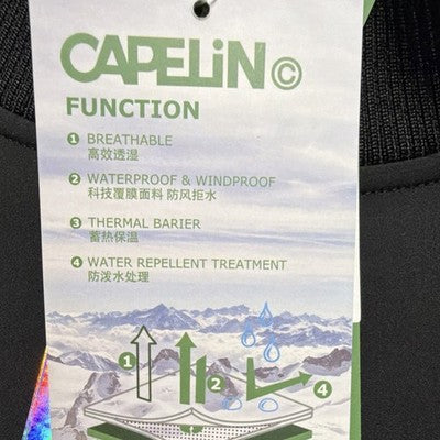 Capelin Flow Black Waterproof Windproof Thermal Pullover Sweatshirt XL Men