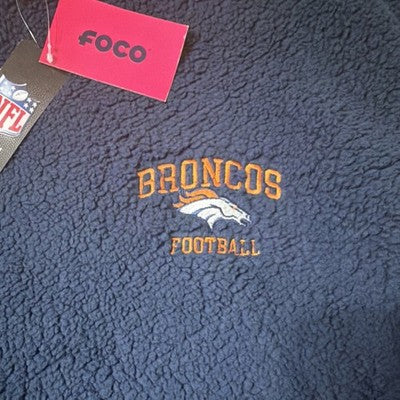 FOCO Denver Broncos Men's L Navy Orange White NFL Sweatshirt