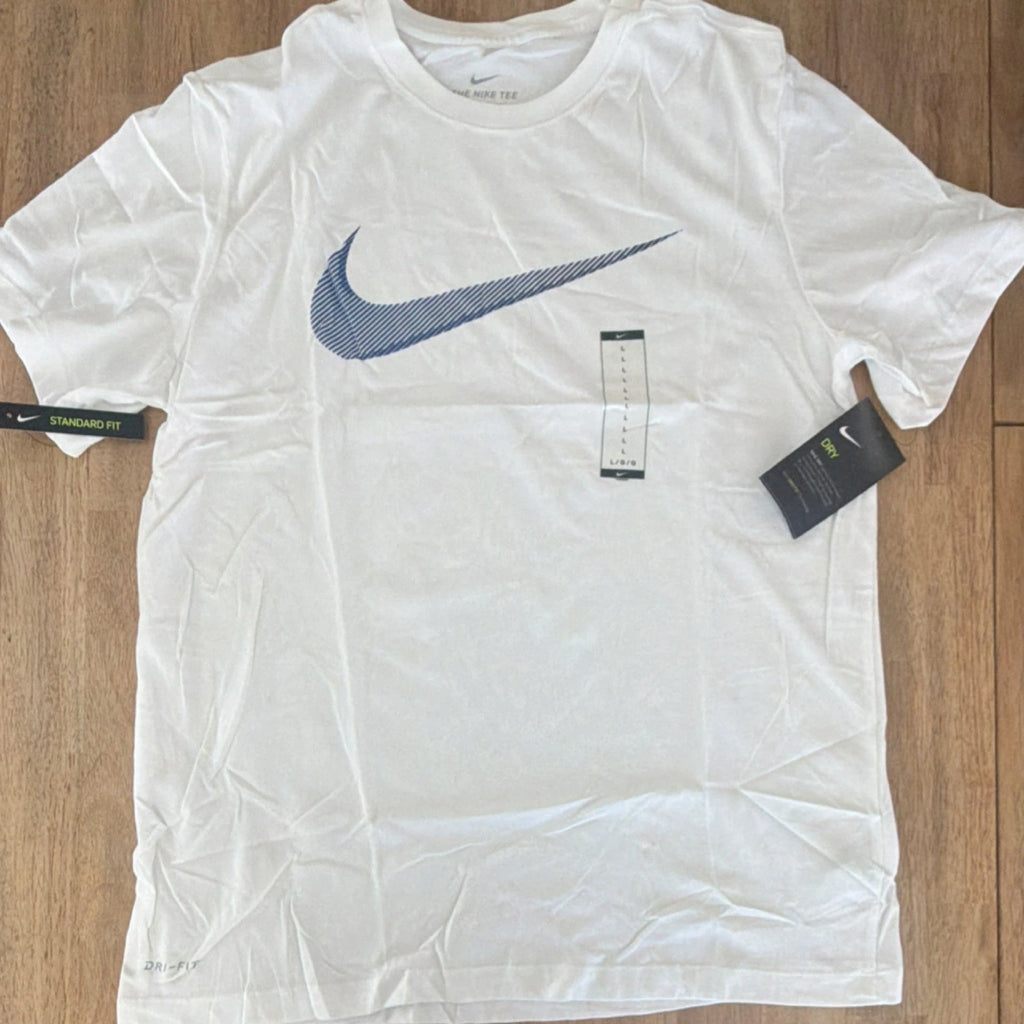 NikeThe Nike Dri-FIT Men's White Short Sleeve T-Shirt L AR5968-100