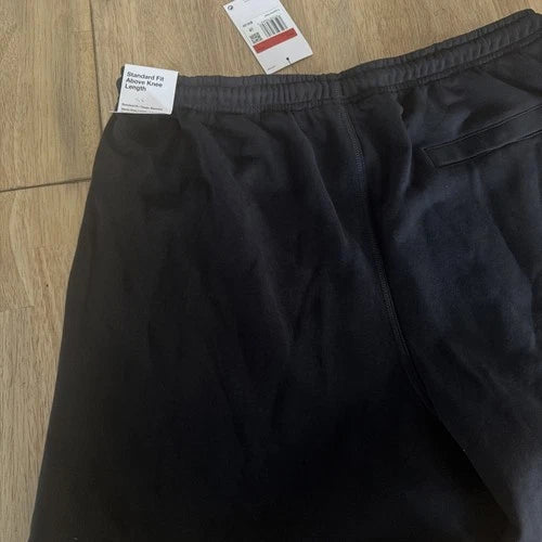 Nike Men’s L Standard Fit Above Knee Length Shorts Black Cotton  Polyester  New