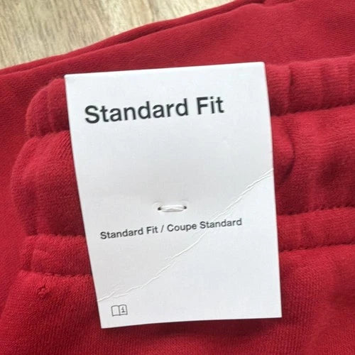 Jordan Sweatpants Men's Red Regular Fit Tapered Size S FV7277-687