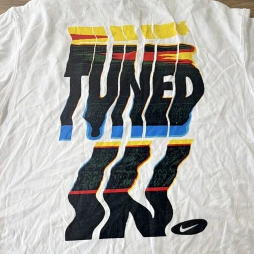 Nike The Nike Tee Loose Fit Men's White Graphic Print T-Shirt XL HJ0750-100