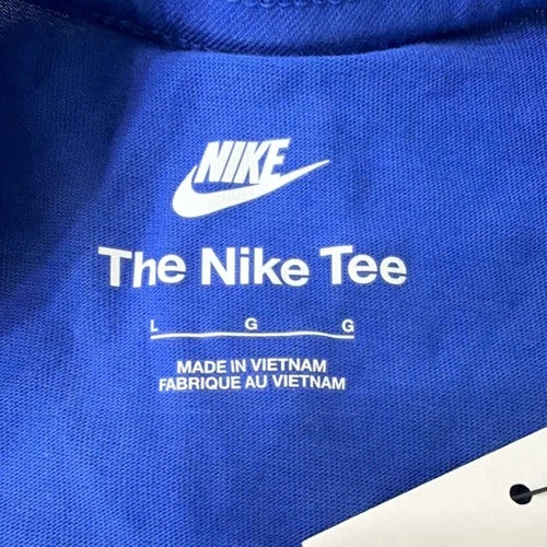 Nike The Nike Tee Men's Blue Short Sleeve T-Shirt L AR4997-480