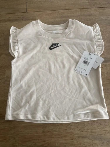 Nike Girls 6 - 2 Piece Set 36N024-X27 Off White New With Tags