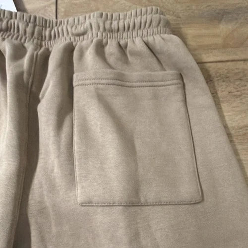 Jordan Beige Oversized Hoodie & Pants Tracksuit Set – Men’s Size S | Premium Streetwear Sweatsuit