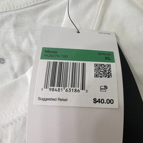 Nike The Nike Tee Loose Fit Men's White Graphic T-Shirt XL HQ9279-100