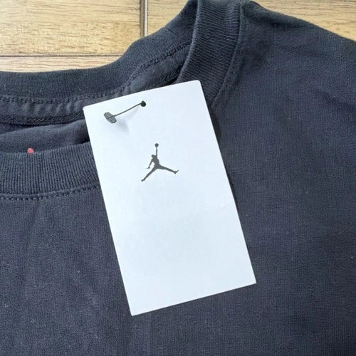 Jordan Men's Black Graphic Print Sneaker Short Sleeve T-Shirt L IB7349-010