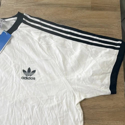 adidas Originals 3-Stripes Tee Men's White Black Short Sleeve T-Shirt 2XL IA4846