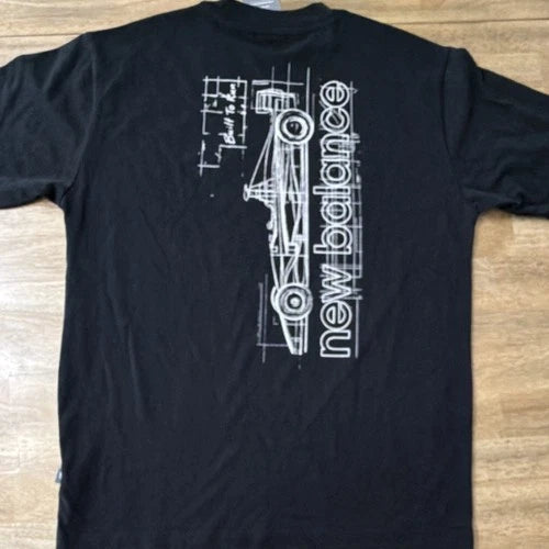 New Balance Tech Veh Black Men's Black S Short Sleeve T-Shirt 8310-001