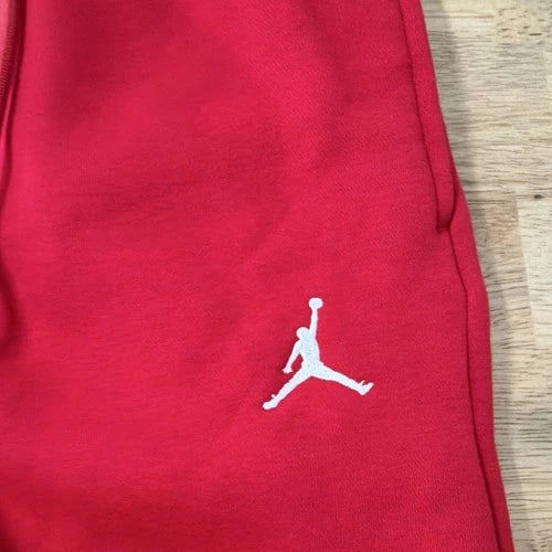 Jordan Sweatpants Men's Red Regular Fit Tapered Size S FV7277-687