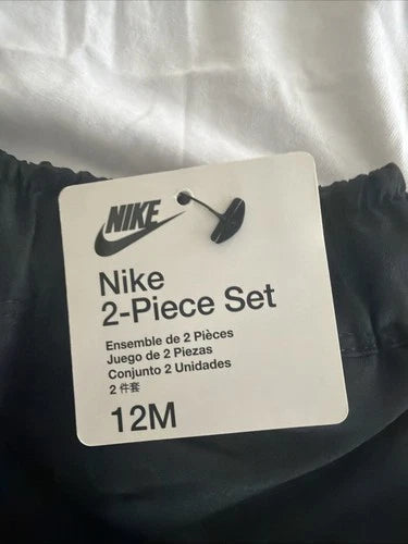 Nike Boys 12M - 2 Piece Set Black 66N199-023