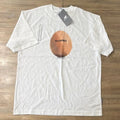 New Balance Eggtee White Tee Men's White Graphic Print T-Shirt S 8329-001