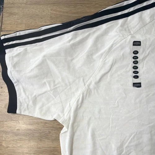 adidas Originals 3-Stripes Tee Men's White Black Short Sleeve T-Shirt 2XL IA4846