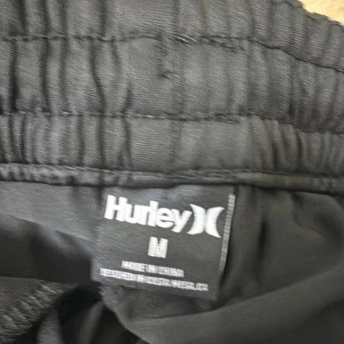 Hurley Trek II Dri Trek Men's Athletic Shorts Sweat-Wicking Black M MWS0007060