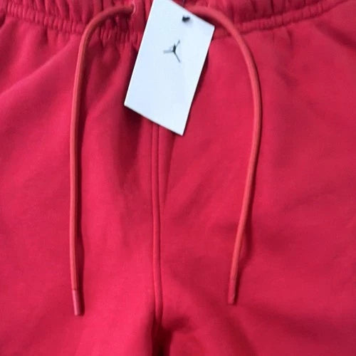 Jordan Sweatpants Men's Red Regular Fit Tapered Size S FV7277-687