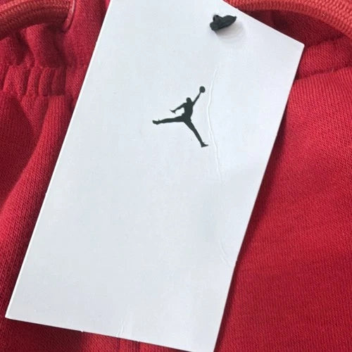 Jordan Sweatpants Men's Red Regular Fit Tapered Size S FV7277-687