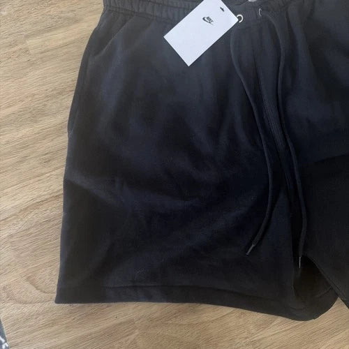 Nike Men’s L Standard Fit Above Knee Length Shorts Black Cotton  Polyester  New