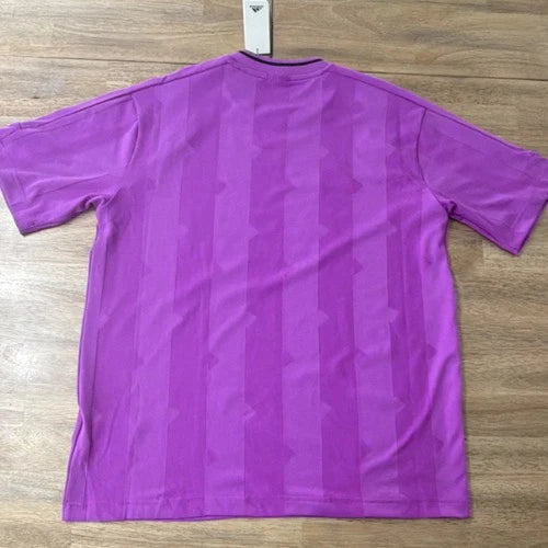 adidas Tiro M TIRO JQD JSY Purple Burst Loose Fit Striped Crew Neck Jersey S