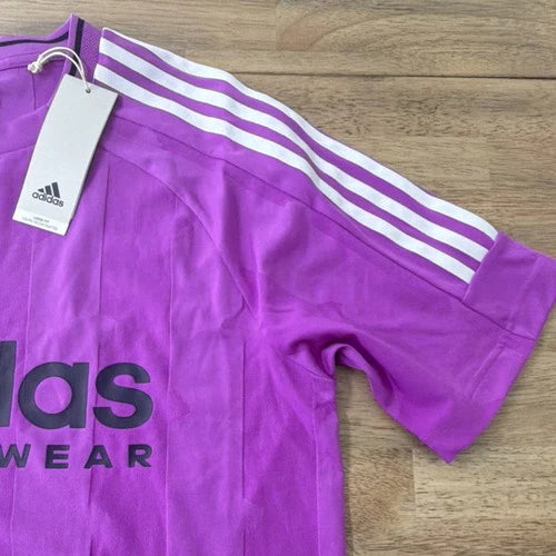 adidas Tiro M TIRO JQD JSY Purple Burst Loose Fit Striped Crew Neck Jersey S
