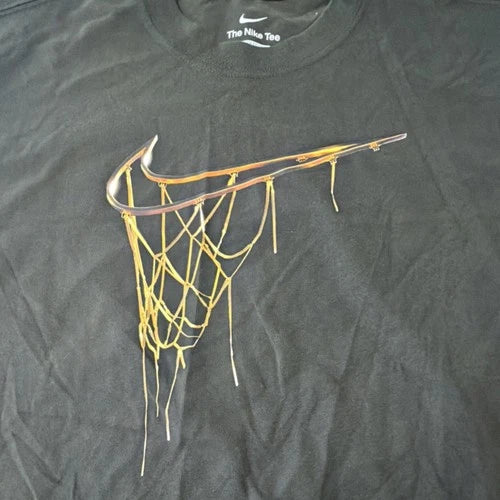Nike The Nike Tee Loose Fit Men's Black Basketball Graphic T-Shirt S