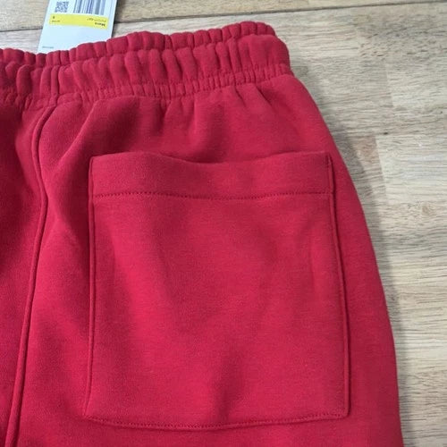 Jordan Sweatpants Men's Red Regular Fit Tapered Size S FV7277-687