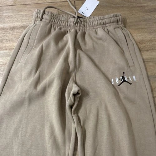 Jordan Beige Oversized Hoodie & Pants Tracksuit Set – Men’s Size S | Premium Streetwear Sweatsuit