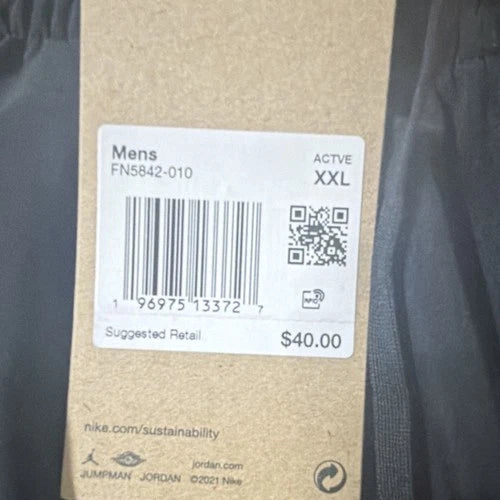 Jordan Dri-FIT Men's Athletic Shorts Black XXL FN5842-010