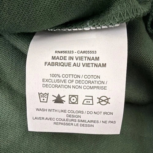 Jordan Air Oversized Fit Men's Green Short Sleeve T-Shirt M IB7345-323