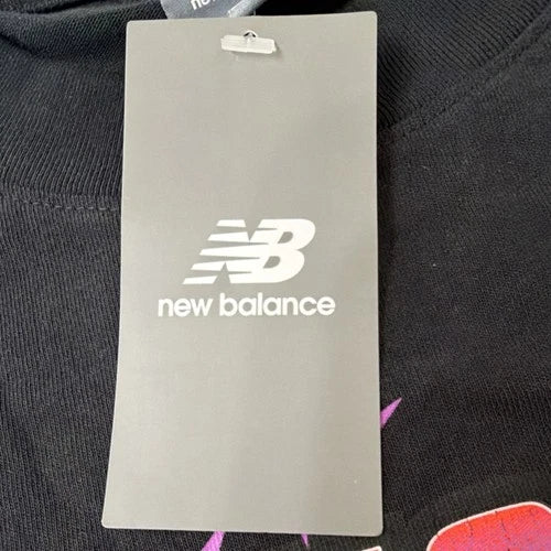 New Balance Racing Team Graphic Print Men's XL Black Short Sleeve T-Shirt