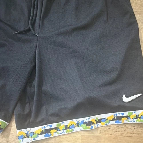 Nike DNA Dri-FIT Men's Athletic Basketball Shorts Black Multicolor XL HV3537-010