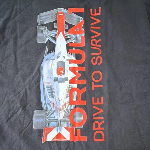 Puma Formula 1 Drive to Survive Official Licensed T-Shirt Black XL