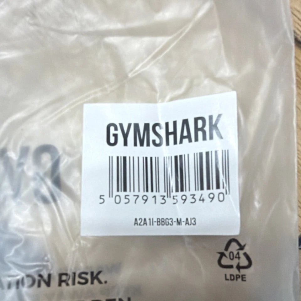Gymshark M Gray Athletic Fit Lightweight Crew Neck Short Sleeve T-Shirt