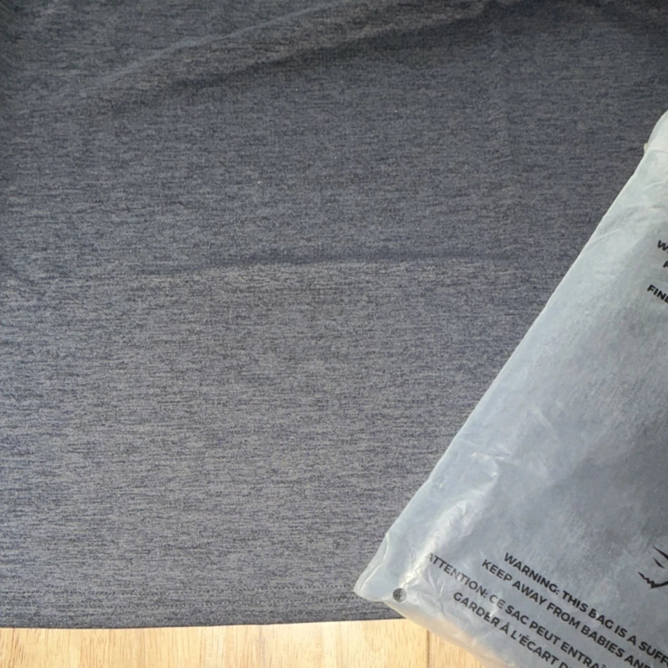 Gymshark L Dark Gray Regular Fit Lightweight Crew Neck Short Sleeve T-Shirt
