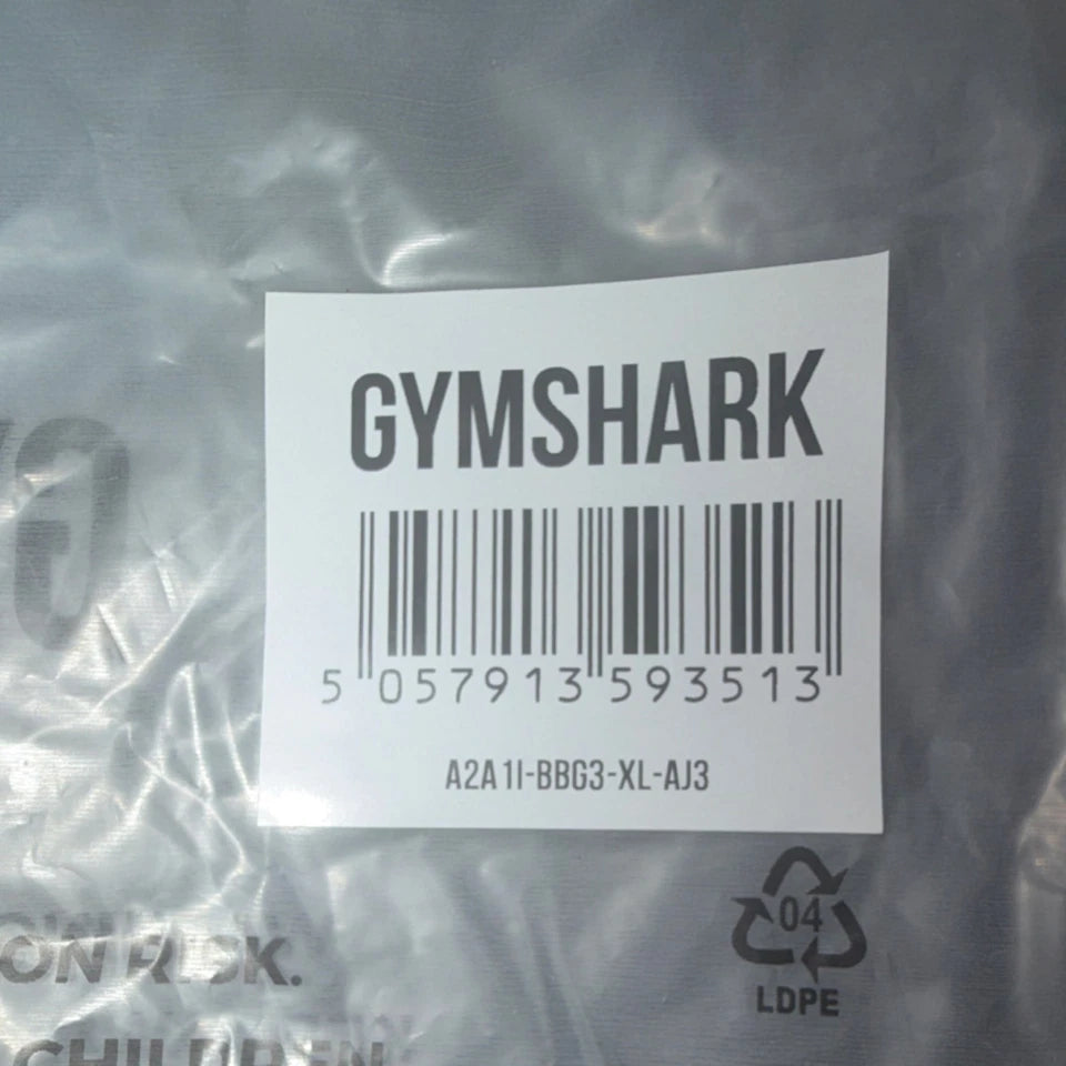 Gymshark XL Dark Gray Athletic Fit Lightweight Crew Neck Short Sleeve T-Shirt