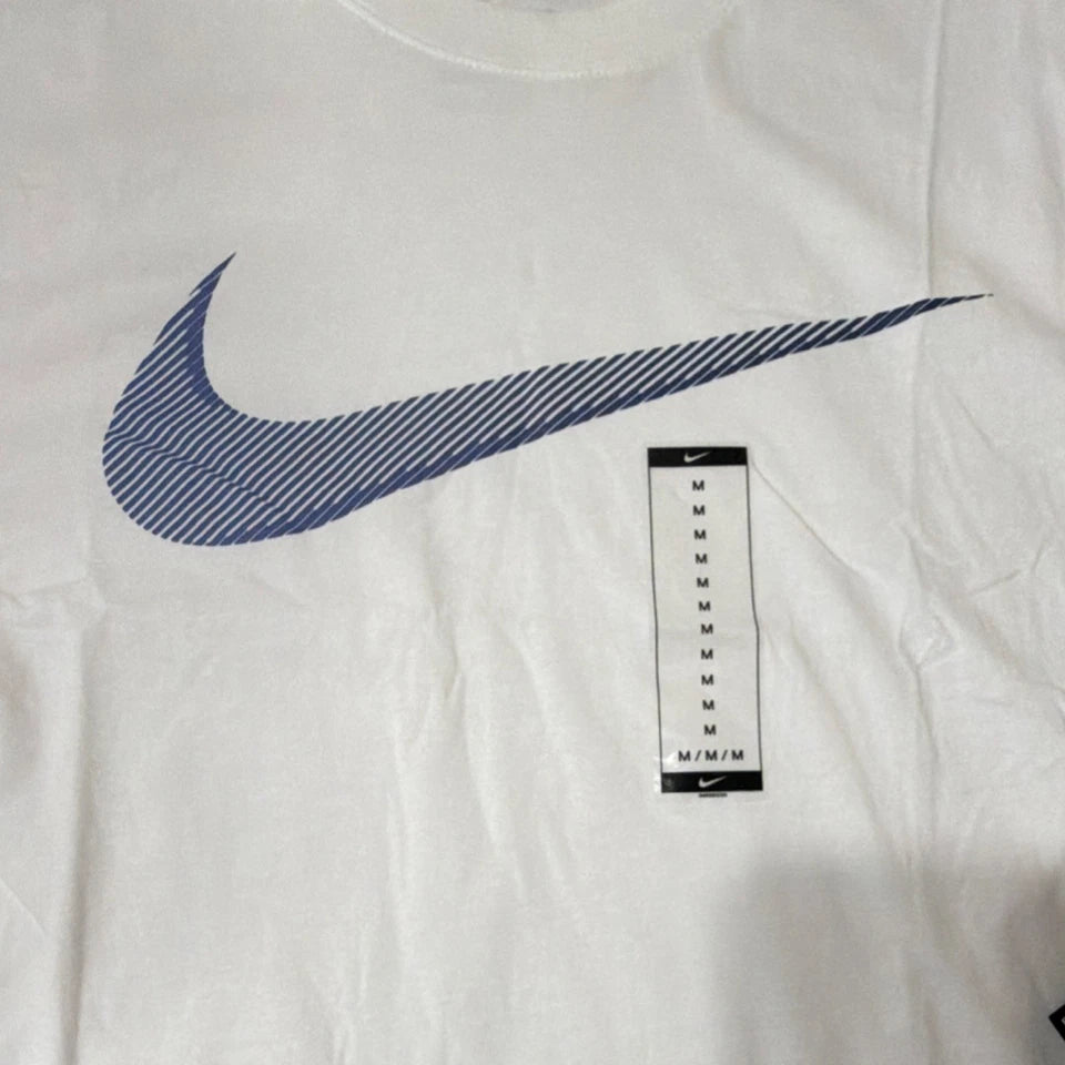 Nike The Nike Tee Men's White Graphic Print Short Sleeve T-Shirt M AR5968-100