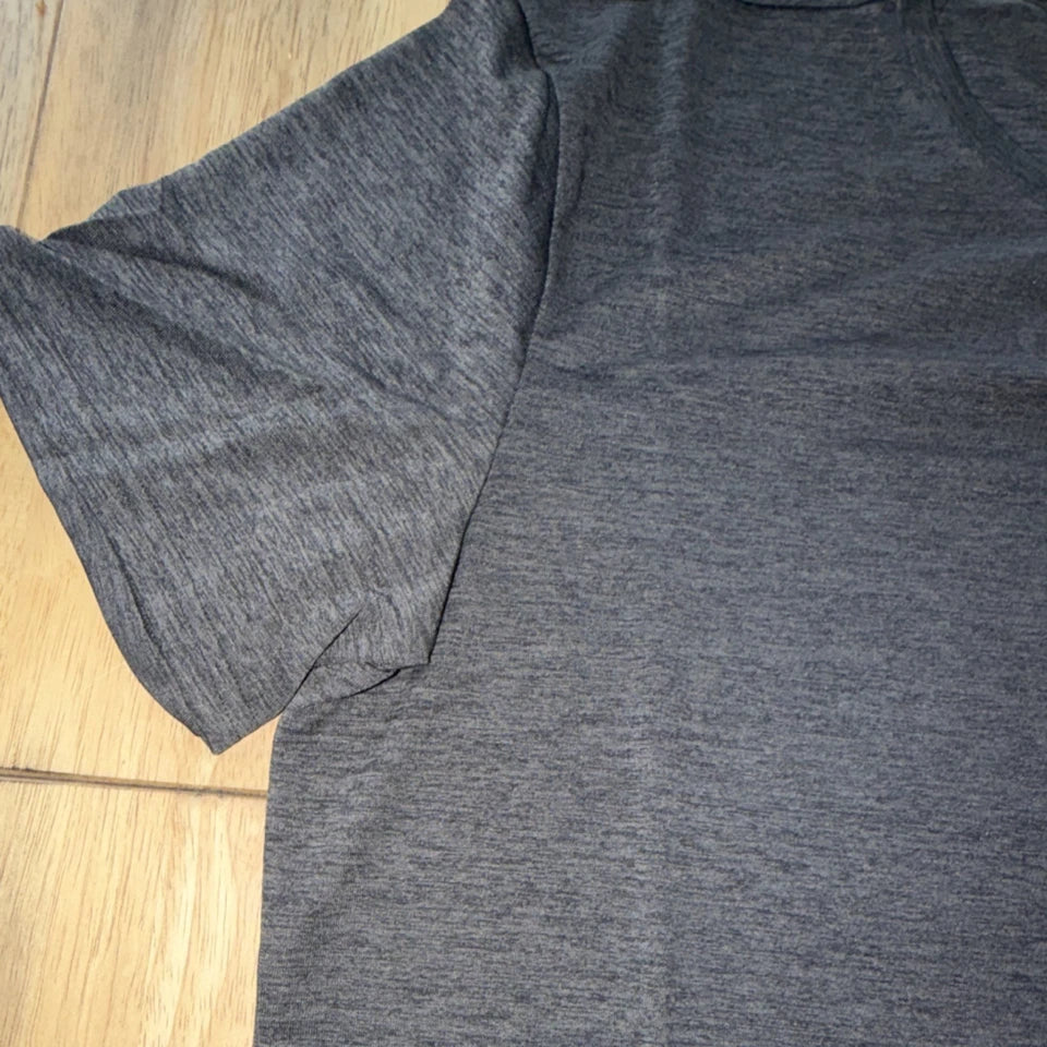 Gymshark L Dark Gray Regular Fit Lightweight Crew Neck Short Sleeve T-Shirt