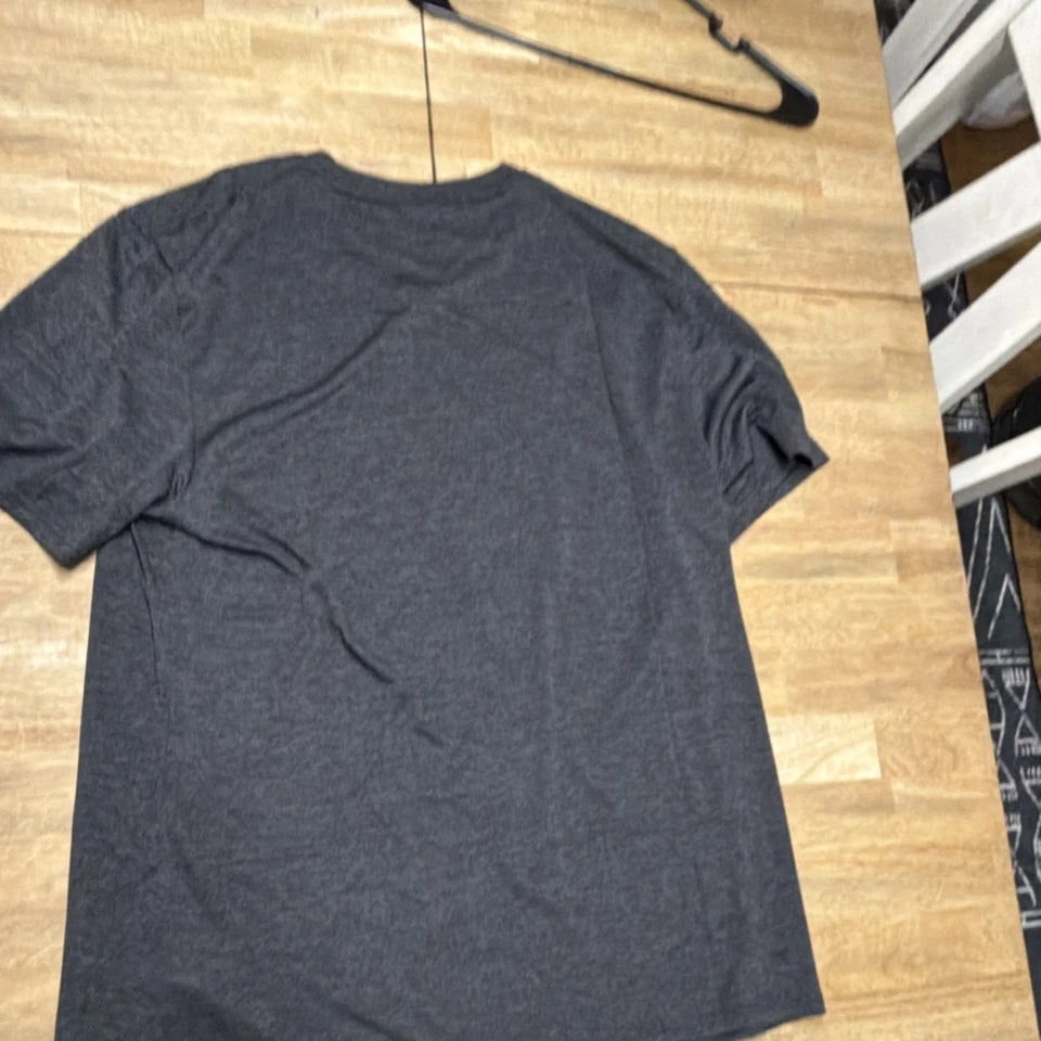 Gymshark XXL Dark Gray Athletic Fit Lightweight Crew Neck Short Sleeve T-Shirt
